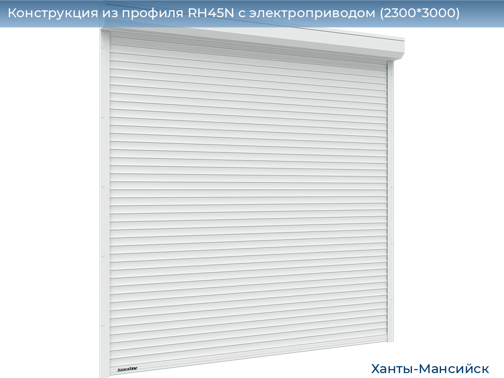 Конструкция из профиля RH45N с электроприводом (2300*3000), khanty-mansiysk.doorhan.ru