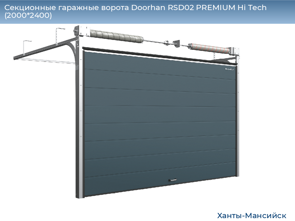 Секционные гаражные ворота Doorhan RSD02 PREMIUM Hi Tech (2000*2400), khanty-mansiysk.doorhan.ru