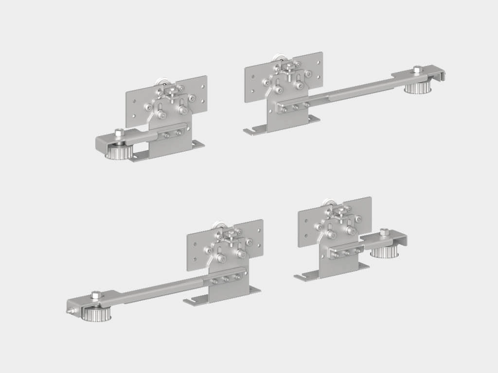 * Комплект кареток  (4 шт.) для внешних створок в приводе серии ad-sp-telescope (ad-sp-телескопический).