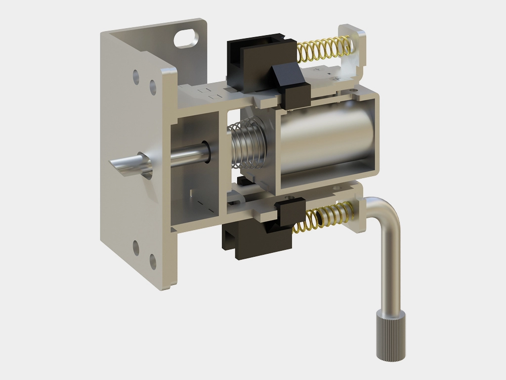 Ad-07sp — электромеханический замок для привода серии ad-sp, обеспечивает надeжную защиту от несанкционированного проникновения / * (арт.ad-07sptel) для привода серии ad-sp-telescope (ad-sp-телескопический.